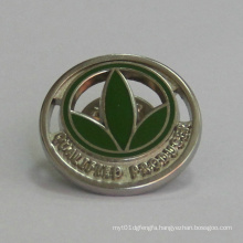 Custom Golden Trefoil Logo Lapel Pin (GZHY-BADGE-024)